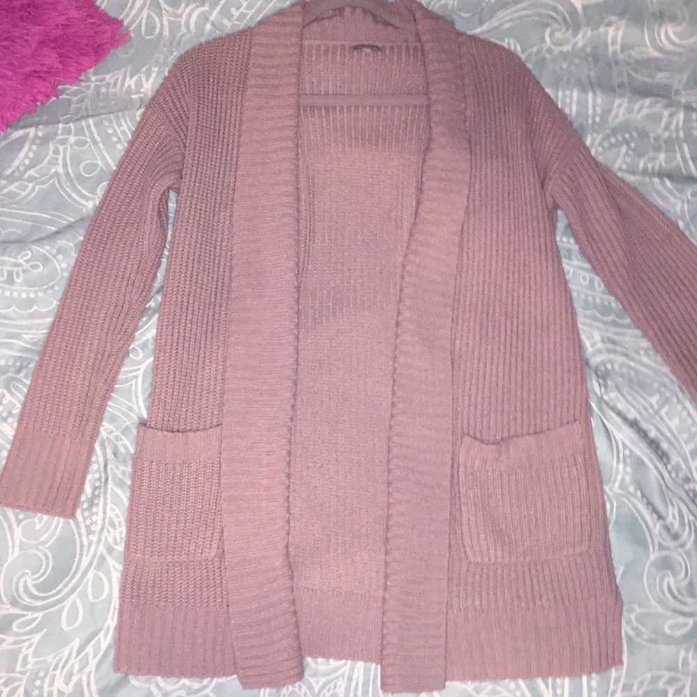 Pink Chunky Cardigan
